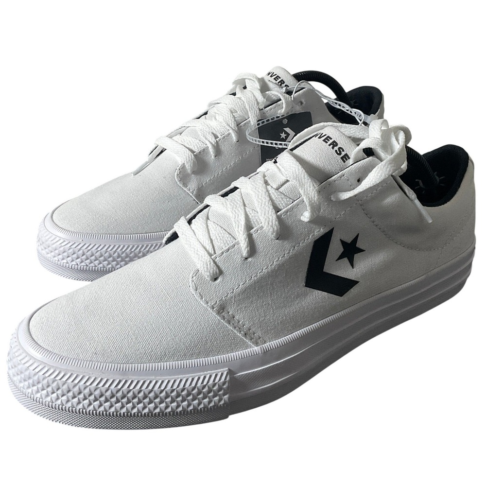 Converse Day One Classic Ox White Black Low Top Sneakers A14806C Mens 9.5 Wos 11